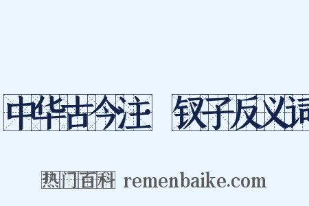 中华古今注·钗子反义词是什么意思的图片